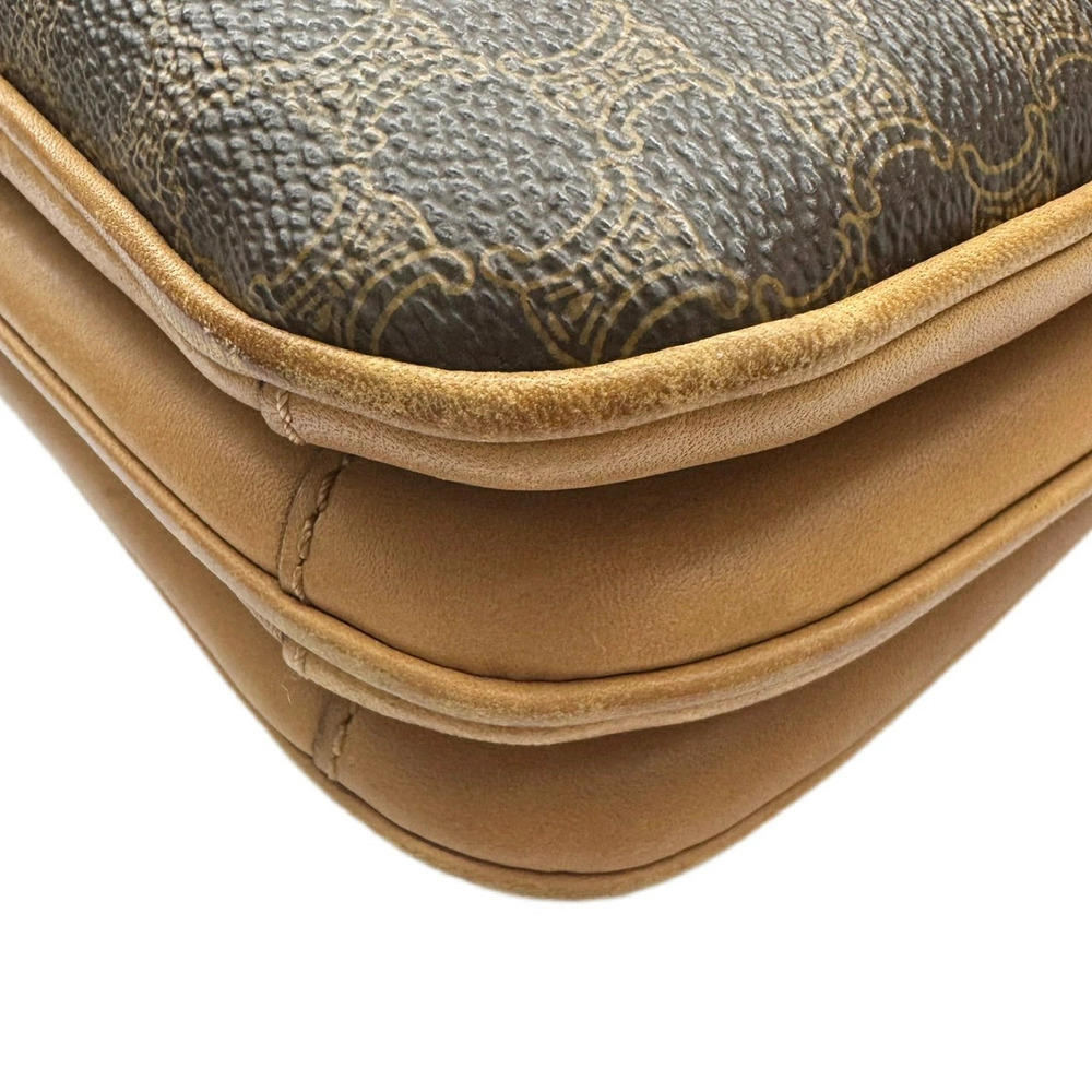 CELINE Macadam Crossbody Shoulder Bag Brown - Picture 6 of 11